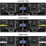 Optical Fiber Fusion Splicer, Automatic Welding Splicing Machine Cleaver Kit Fiber Optic Tools for Telecommunications, Railway, Radio and Television,