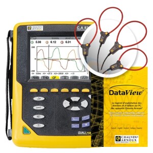 Chauvin Arnoux CA8333 Qualistar+ Power Analyser Kits w/ Choice of Clamps & Software